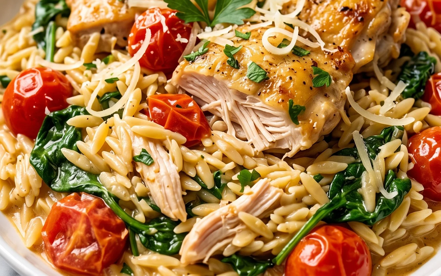 Chicken Orzo (30-Minutes, One-Pan)