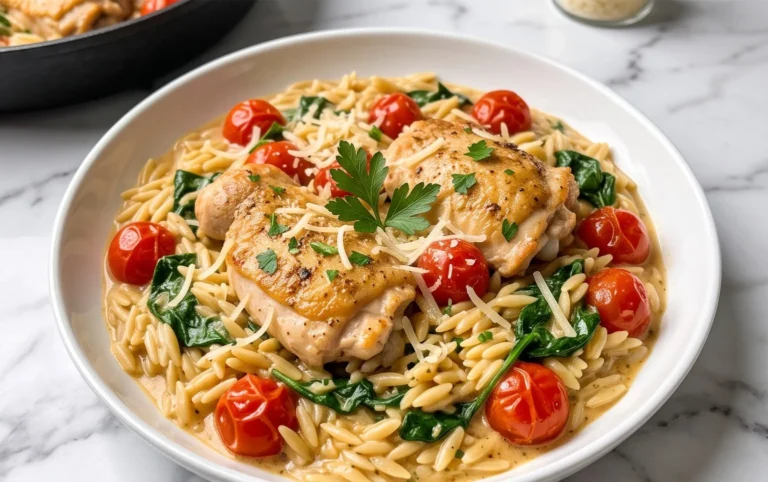 Chicken Orzo (30-Minutes, One-Pan)