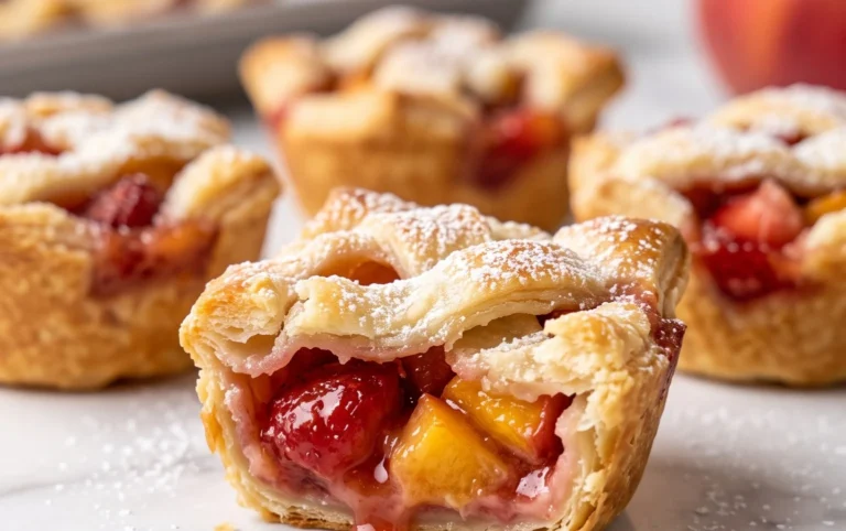Strawberry Peach Pie Bites