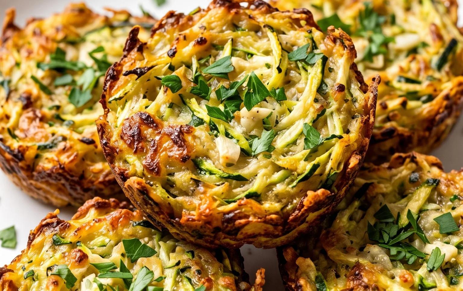 Zucchini Garlic Bites