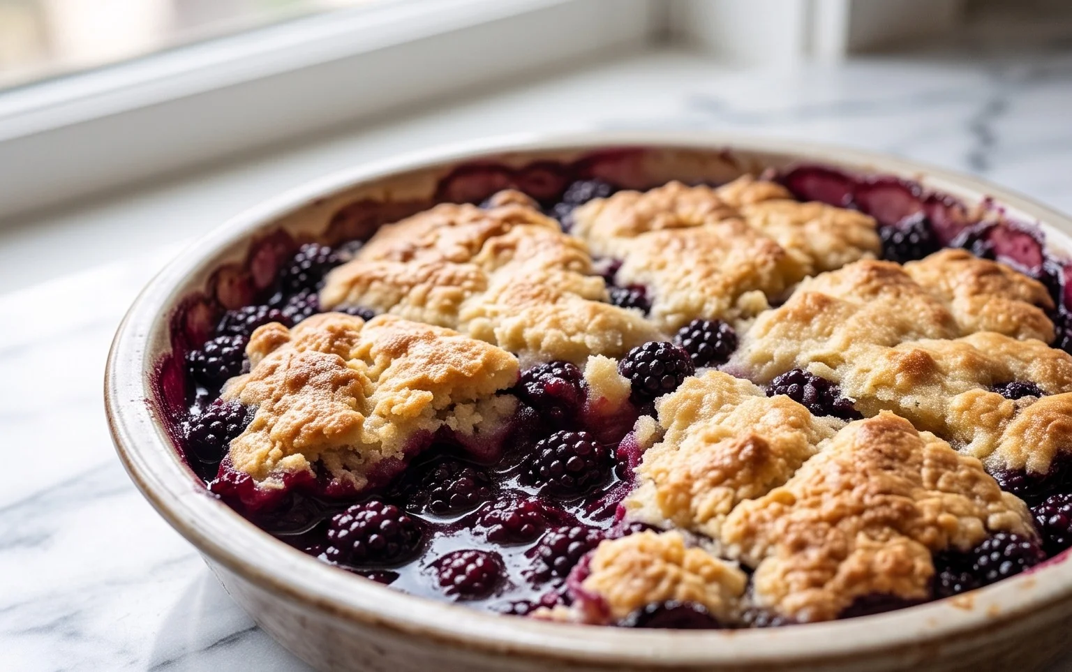 The Pioneer Women's Blackberry Cobbler