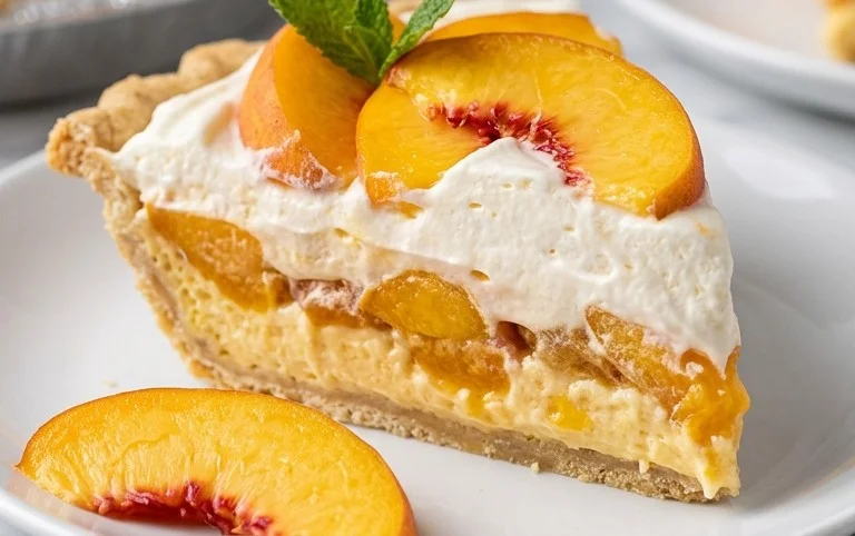 Peaches and Cream Pie
