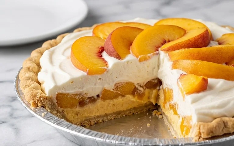 Peaches and Cream Pie