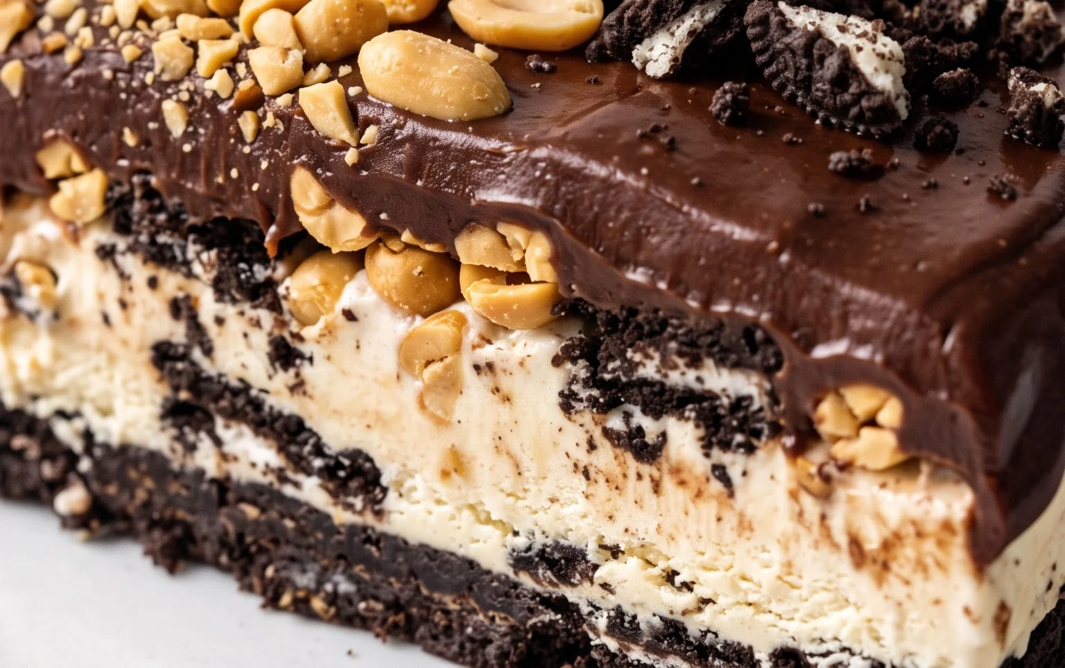 Buster Bar Ice Cream Cake