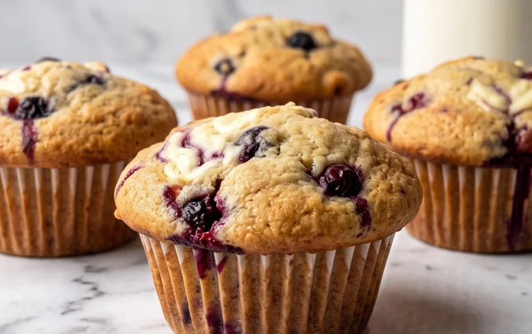 Berry Cream Cheese Muffins