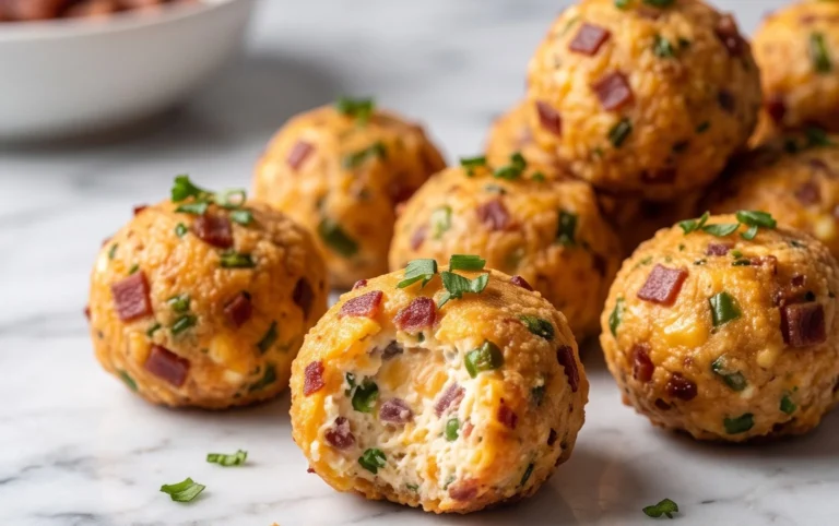 Beef Bacon Jalapeño Popper Cheese Balls