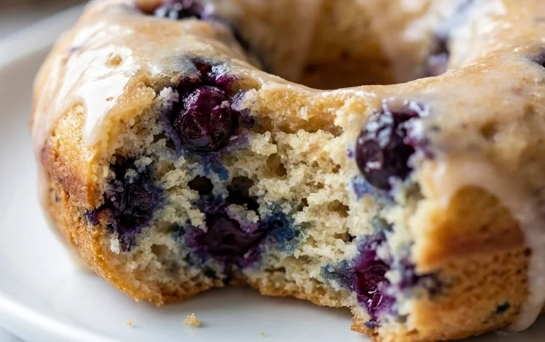 Blueberry Cake Donuts