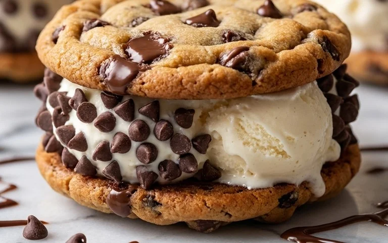 Cookie Ice Cream Sandwiches (Like a Chipwich!)