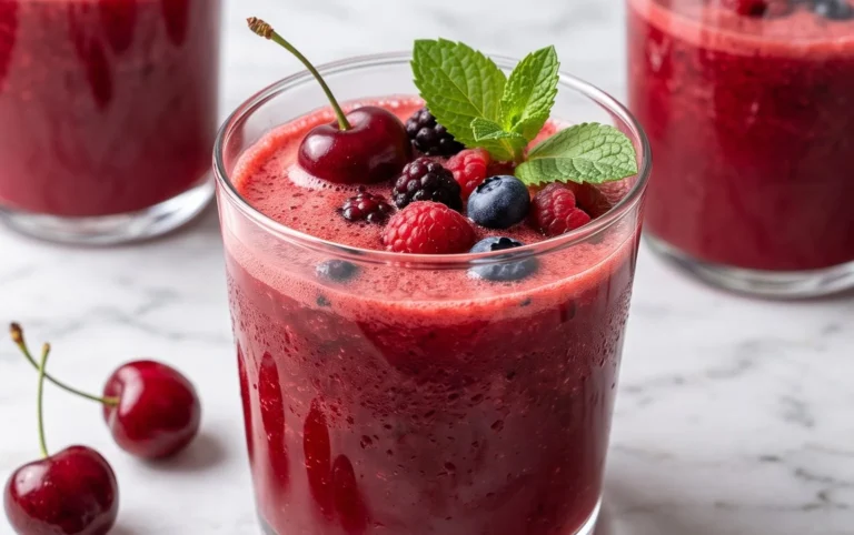 Watermelon Cherry Berry Beet Juice