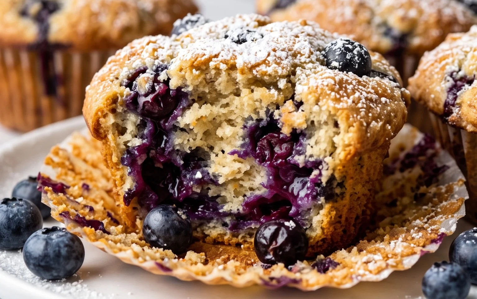 Homemade Blueberry Muffins
