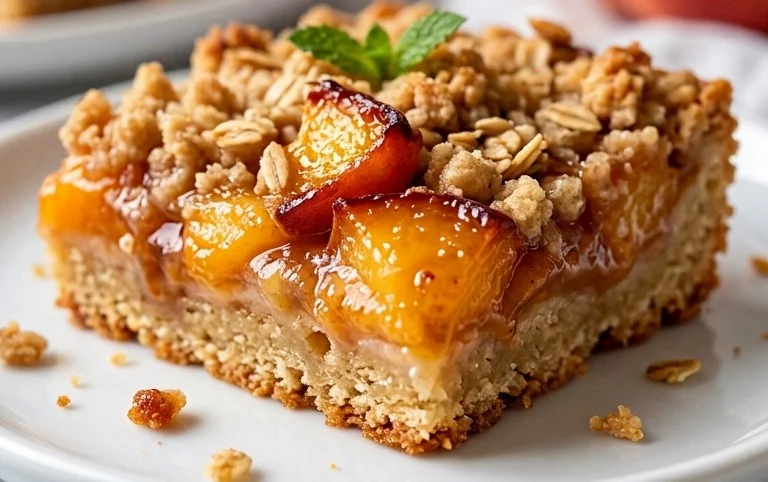 Fresh Peach Crum extractb Bars