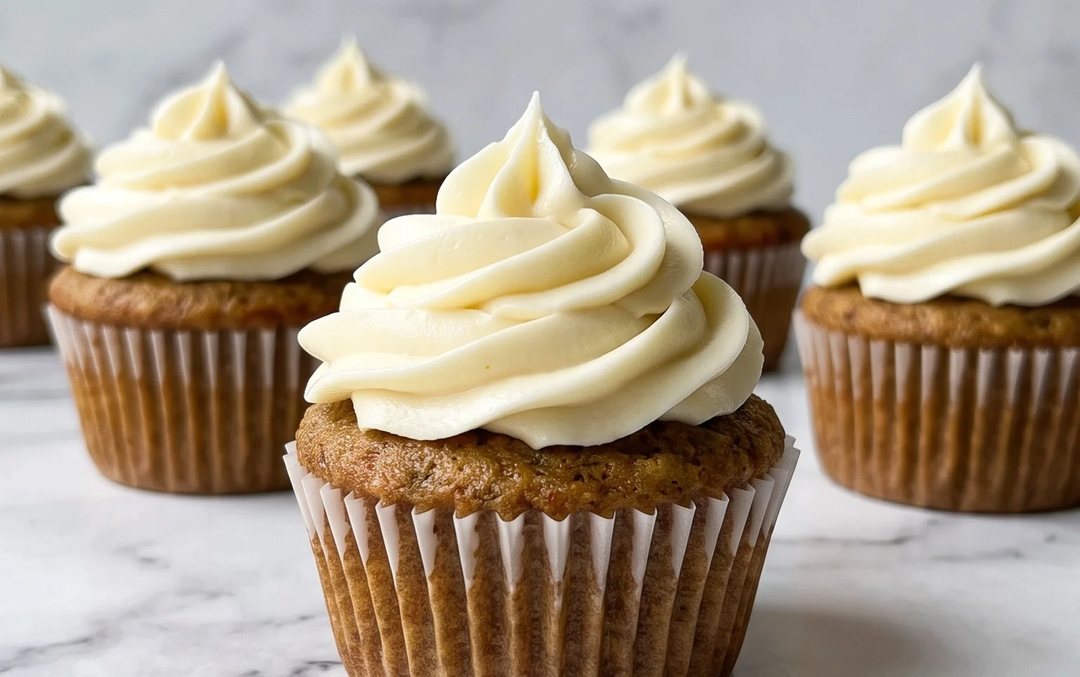 Zucchini Cupcakes with Cream Cheese Frosting