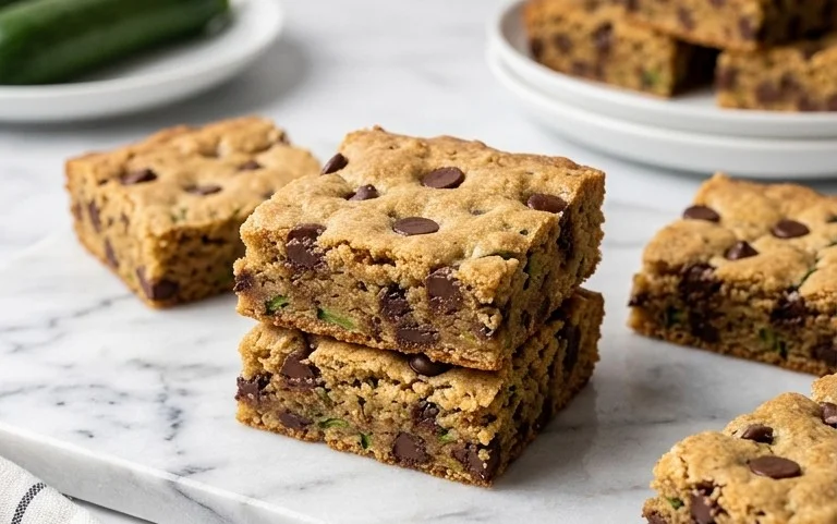 Chocolate Chip Zucchini Cookie Bars