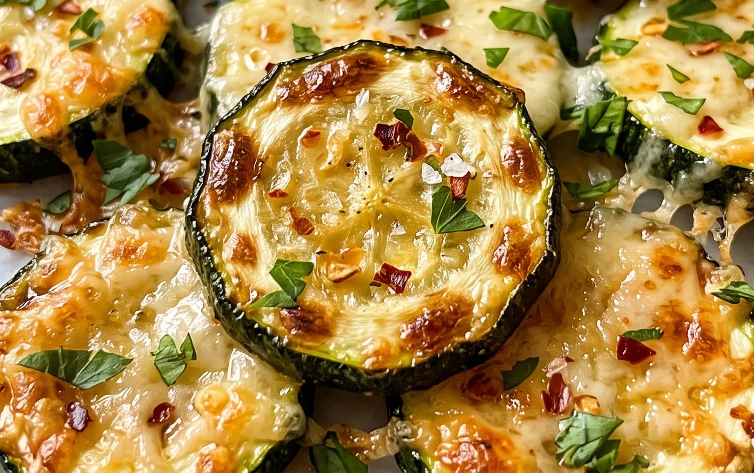 Oven Roasted Parmesan Zucchini