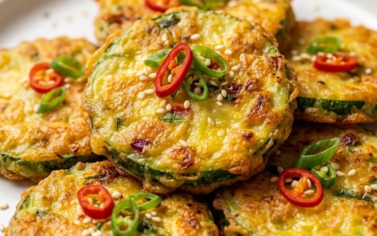 Quick & Easy Korean Zucchini Fritters (Hobak Jeon)