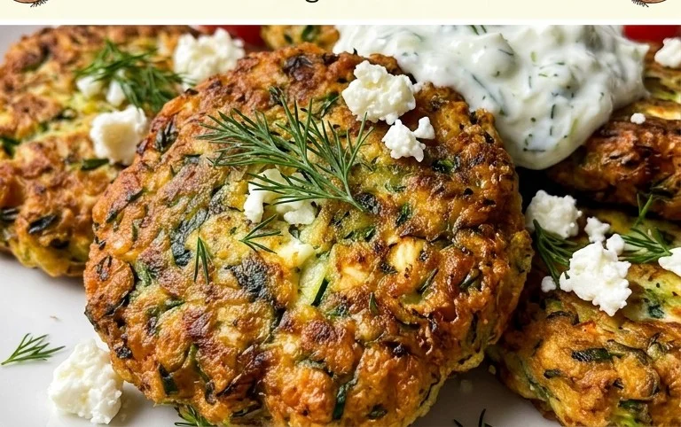 Kolokithokeftedes (Greek Zucchini Fritters)