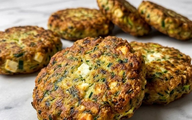 Kolokithokeftedes (Greek Zucchini Fritters)