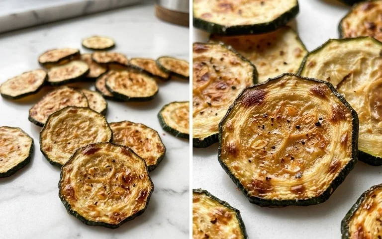 Crispy Baked Zucchini Chips