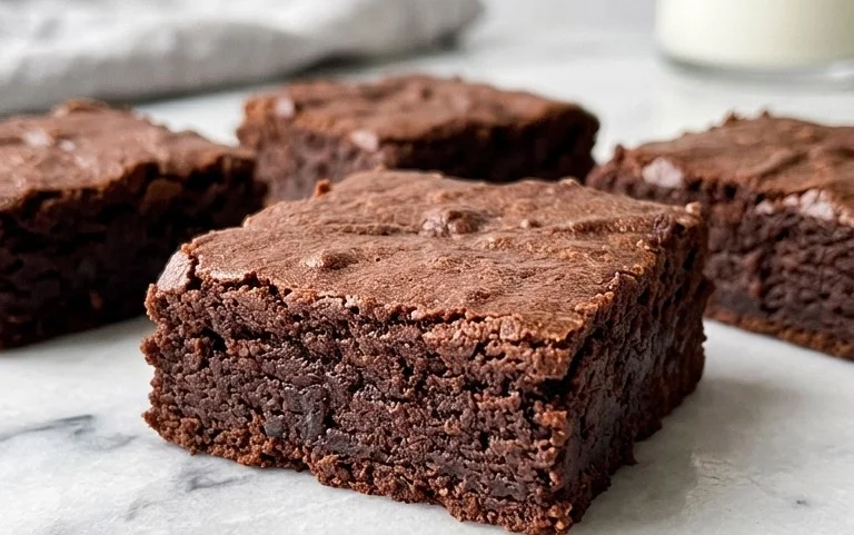 Flourless Chickpea Brownies (Vegan & Gluten Free)