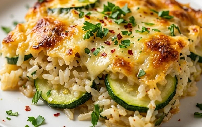 Julia Child's Zucchini and Rice Gratin (Tian de Courgettes au Riz)