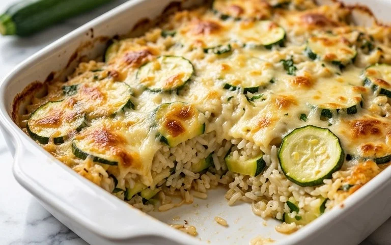 Julia Child's Zucchini and Rice Gratin (Tian de Courgettes au Riz)