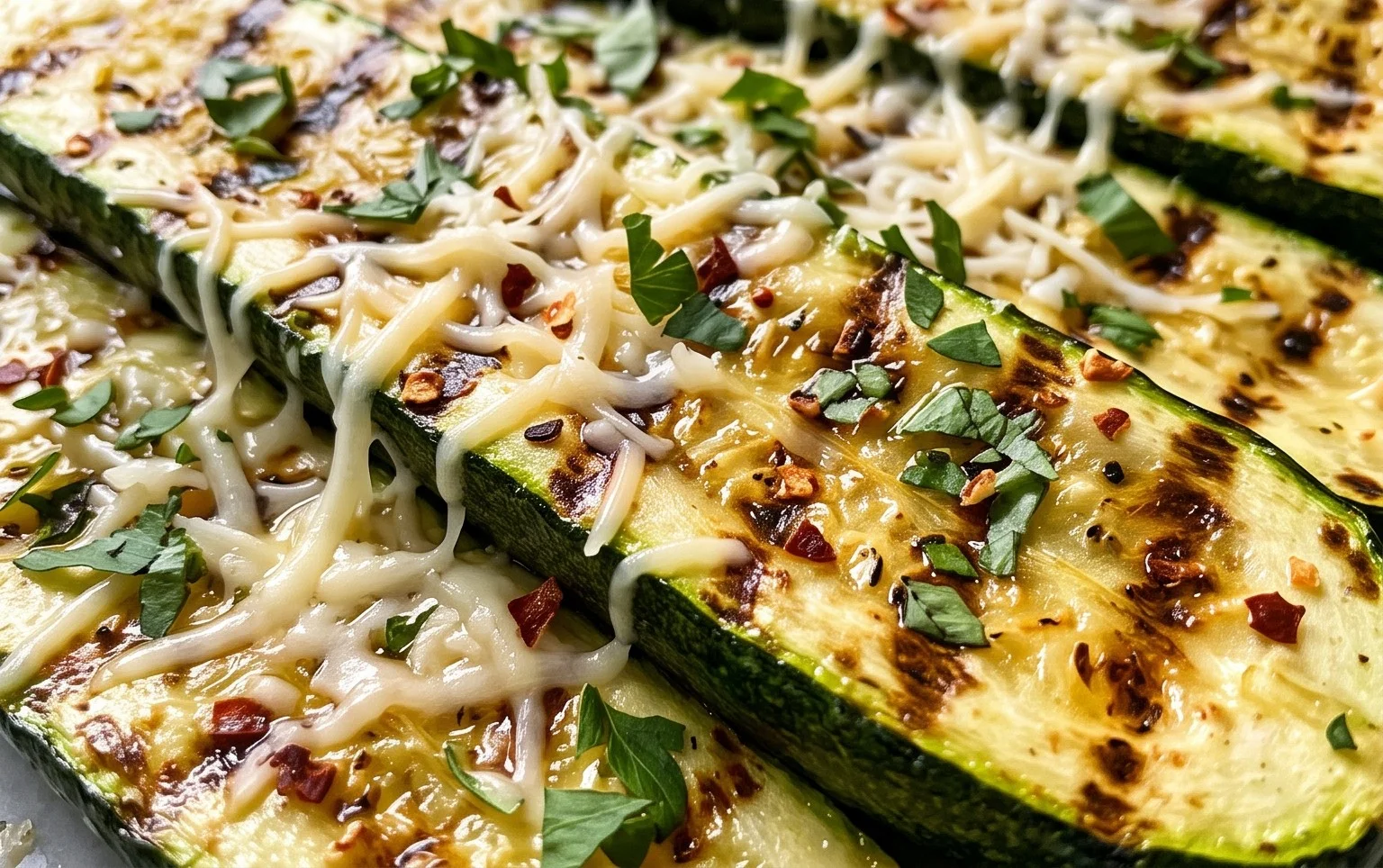 Grilled Zucchini with Parmesan