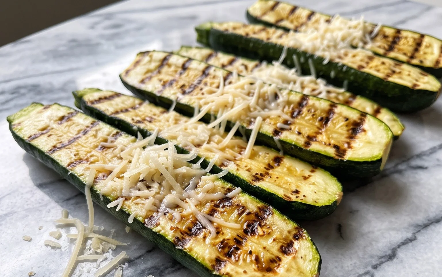 Grilled Zucchini with Parmesan