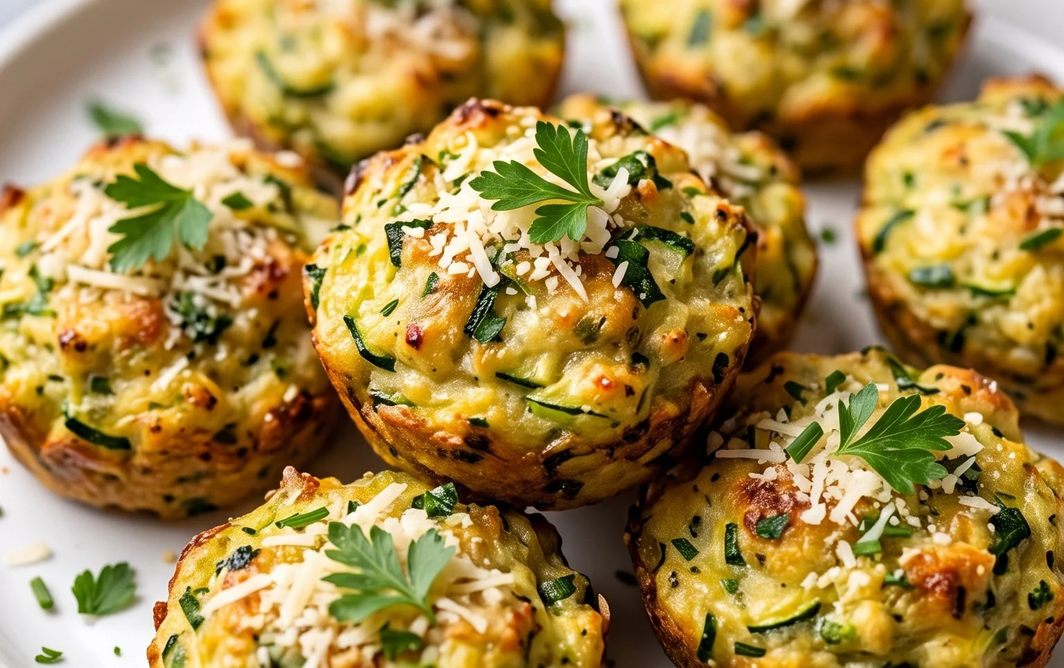 Zucchini Garlic Bites