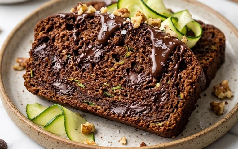 Double Dark Chocolate Zucchini Bread
