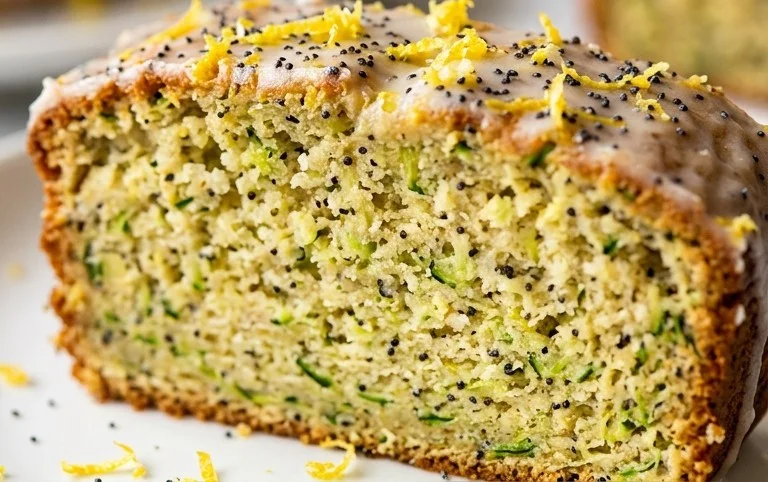 Easy Lemon Poppy Seed Zucchini Bread
