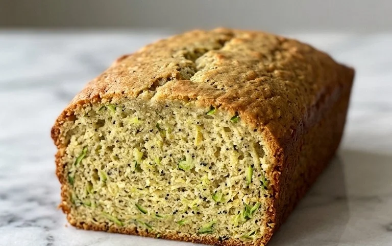 Easy Lemon Poppy Seed Zucchini Bread