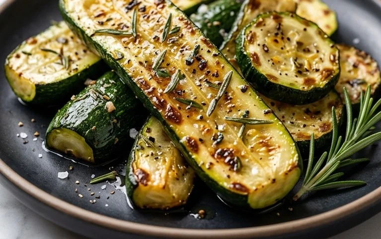 Simple Herb-Infused Roasted Zucchini Recipe