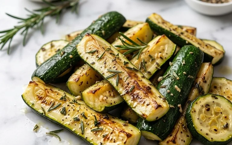 Simple Herb-Infused Roasted Zucchini Recipe